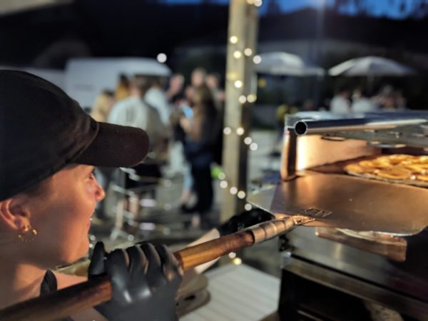 Catering frische Flammkuchen